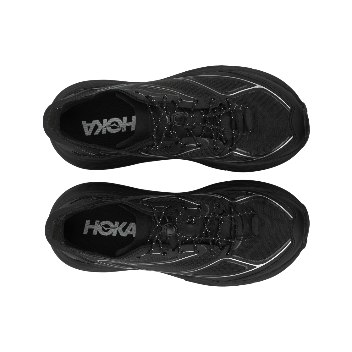 Purchase HOKA ONE ONE Stinson One7 Nero Argento Scarpe Trail Running Leggere 1168931-BKSV