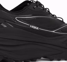 Cheap HOKA ONE ONE Stinson One7 Nero Argento Scarpe Trail Running Leggere 1168931-BKSV