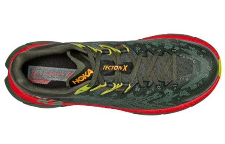 Shop HOKA One One Tecton X 'Thyme Fiesta' Kasut Larian Lelaki 1123161-TFST