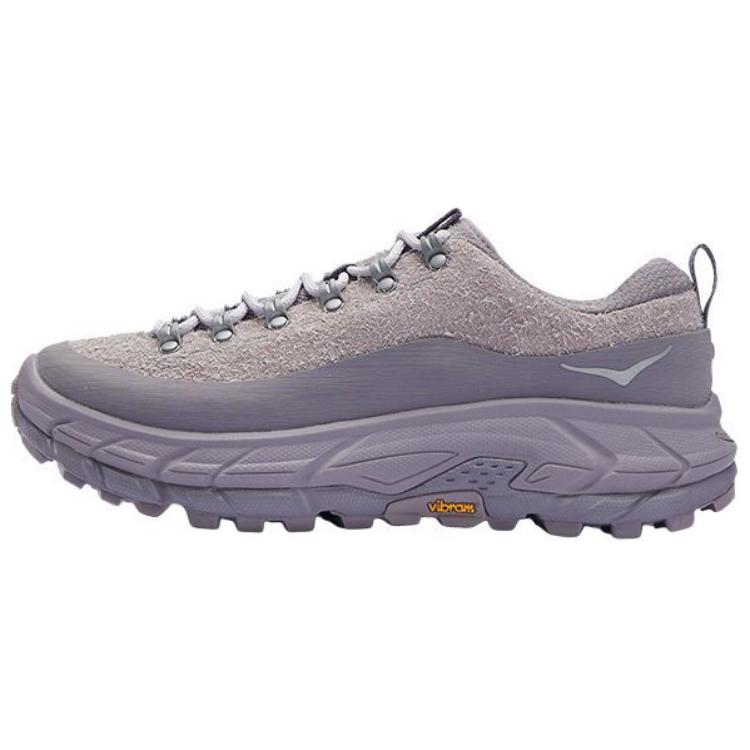 HOKA ONE ONE Tor Summit TP Low-Top Running Shoes Gray Purple Durable Comfort 1155394-ARLS