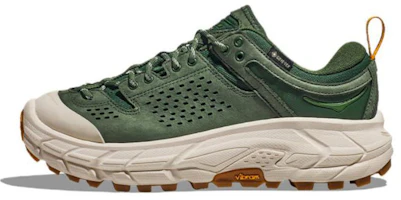 HOKA ONE ONE Tor Ultra Low Green Hiking Shoes Leather & Synthetic Mix. 1130310-MVW HOKA ONE ONE Tor Ultra Low Green Hiking Shoes Leather & Synthetic Mix. 1130310-MVW