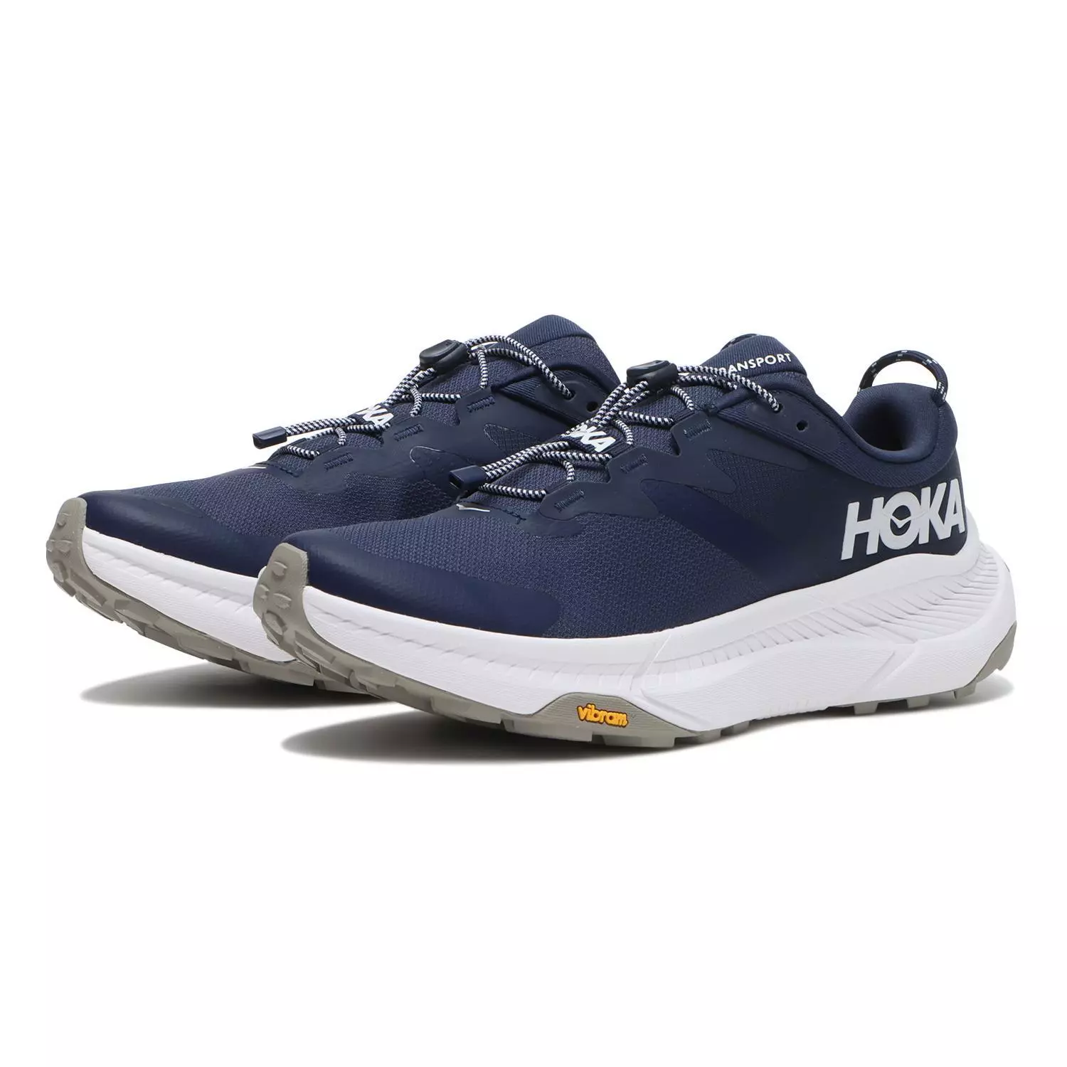 HOKA ONE ONE Transport "Varsity Navy" Comfortable Slip-Resistant Running Shoes Blue. 1123153-VYN
