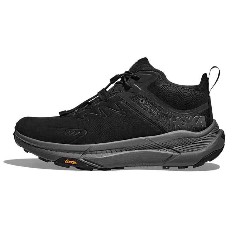 HOKA ONE ONE Transport Chukka GTX Black Lightweight Hiking Shoes 1155190-BBLC