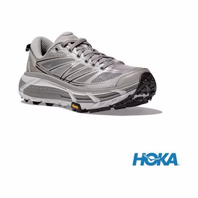 HOKA ONE ONE U Mafate Speed 2 Trail Shoes Black/Castle Rock Gray