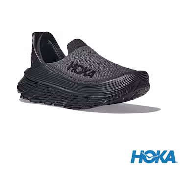 HOKA ONE ONE U Restore TC Recovery Shoe Black