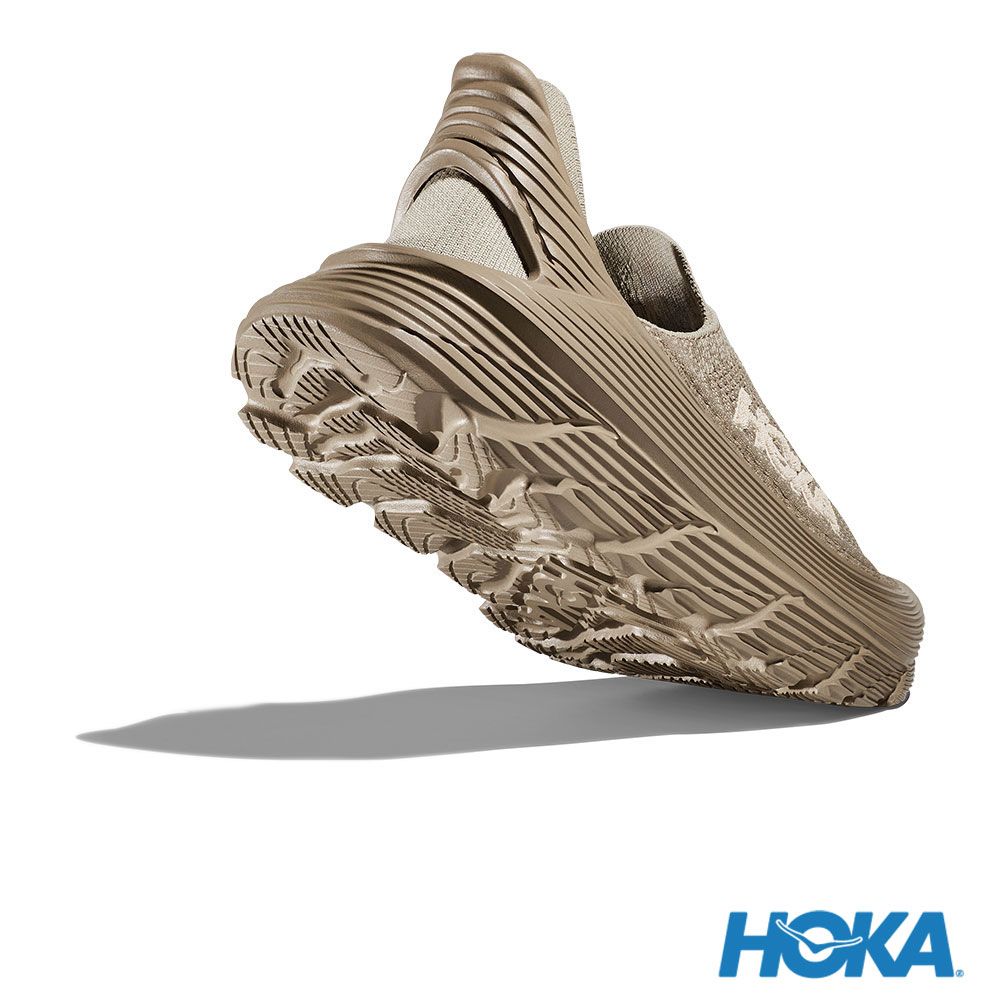 HOKA ONE ONE U Restore TC Recovery Shoes Sand Dune/Oxford Khaki Yellow 圖 5
