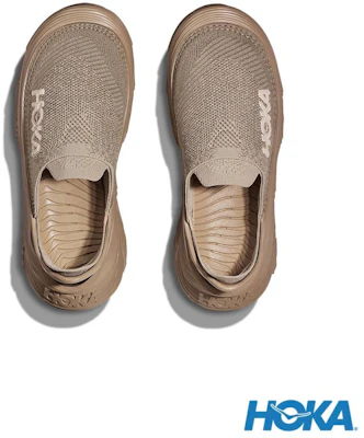 HOKA ONE ONE U Restore TC Recovery Shoes Sand Dune/Oxford Khaki Yellow HO1134532DOTN Sizing HOKA ONE ONE U Restore TC Recovery Shoes Sand Dune/Oxford Khaki Yellow HO1134532DOTN