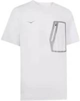 HOKA ONE ONE Unisex Breathable Sports Casual T-Shirt White 1168493 HOKA ONE ONE Unisex Breathable Sports Casual T-Shirt White 1168493