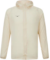 HOKA ONE ONE Unisex Solid Logo Hoodie Jacket in Eggnog Color. 1147491-EGC HOKA ONE ONE Unisex Solid Logo Hoodie Jacket in Eggnog Color. 1147491-EGC