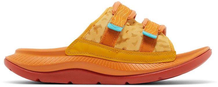 HOKA ONE ONE ORA Luxe 輕便舒緩 運動拖鞋 男女同款 金黃色 Buy HOKA ONE ONE ORA Luxe 輕便舒緩 運動拖鞋 男女同款 金黃色