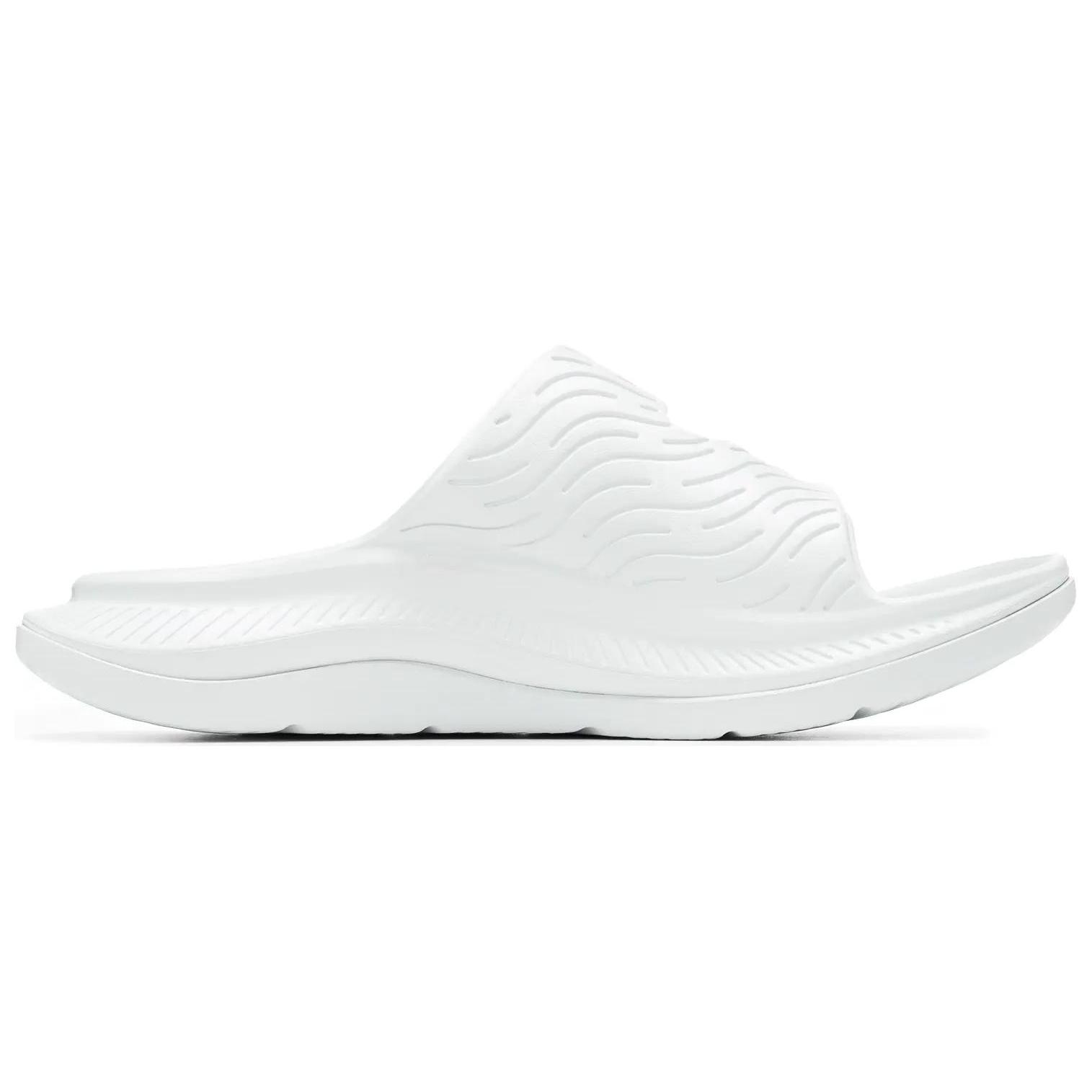 Order HOKA ONE ONE ORA Luxe 舒適減震 一字拖鞋 男女同款 白色