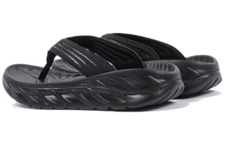 Shop HOKA Ora Recovery Flip Slide 'Hitam' 1099675-BDGG