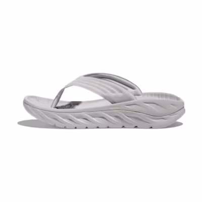 HOKA Ora Recovery Flip Slide 'Lunar Rock White'