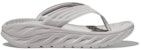 HOKA Ora Selipar Pemulihan 'Lunar Rock White' 1099675-LRWH