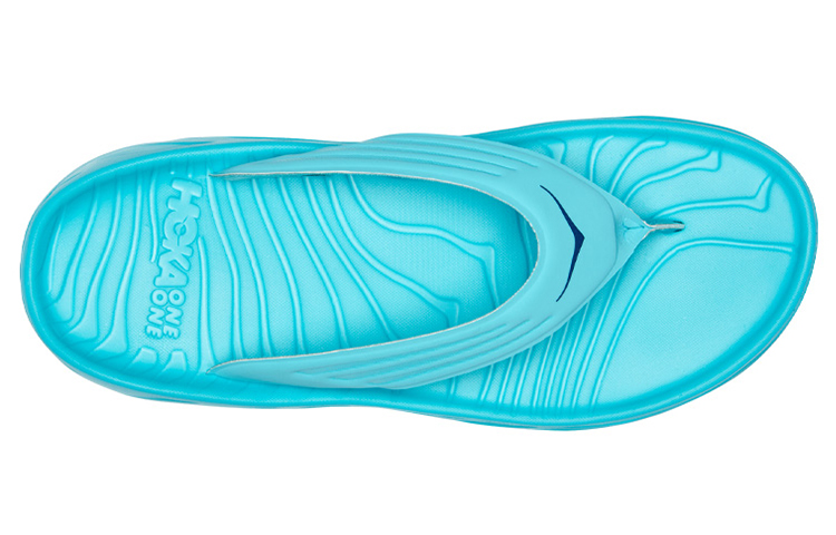 Lookbook HOKA Ora 恢复拖鞋 '水蓝色' 1099675-SBBB