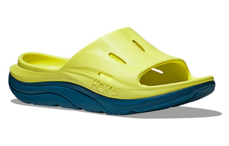 Shop HOKA Ora Recovery Slide 3 'Evening Primrose Deep Lagoon' 1135061-EPDL