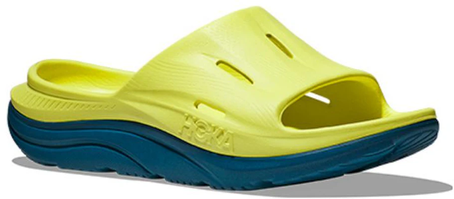 HOKA Ora Recovery Slide 3 'Evening Primrose Deep Lagoon' 1135061-EPDL Shop HOKA Ora Recovery Slide 3 'Evening Primrose Deep Lagoon' 1135061-EPDL