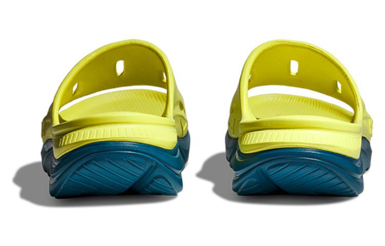 Details for HOKA Ora Recovery Slide 3 'Evening Primrose Deep Lagoon' 1135061-EPDL