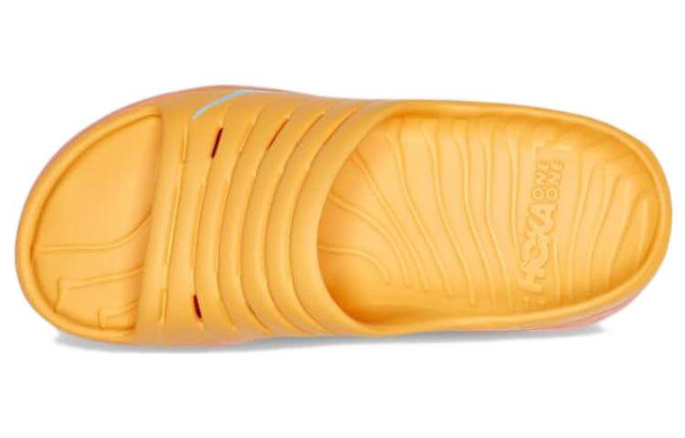 Lookbook HOKA ONE ONE Ora 恢复拖鞋 運動拖鞋 男女同款 橙色