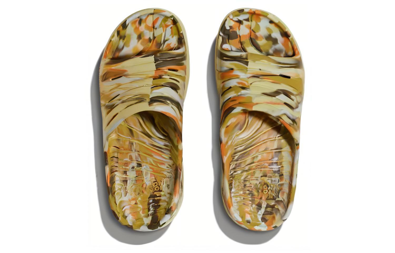 Shop HOKA Ora Recovery Slide 'Celery Root Golden Lichen' 1126856-CRGLC