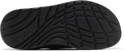 Shop Selipar Pemulihan HOKA Ora 'Swirl - Hitam Diva Biru' 1126856-BDVB