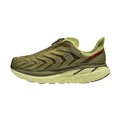 HOKA Project Clifton 'Avocado Dark Citron'