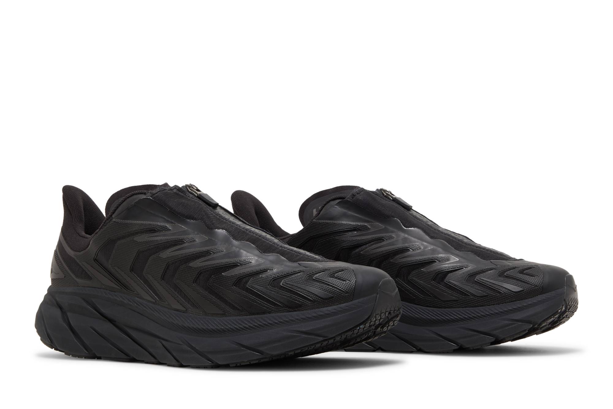 Cheap HOKA ONE ONE Project Clifton 未來版 低幫運動休閒鞋 男女同款 黑色