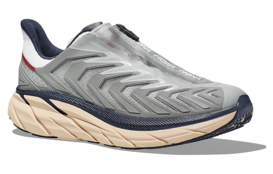 Shop HOKA Project Clifton ''Limestone Shifting Sand'' Scarpe Running 1127924-LSSD