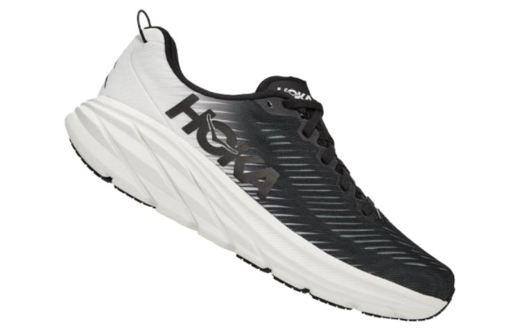 Shop HOKA Rincon 3 2E Wide 'Black White' 1121370-BWHT