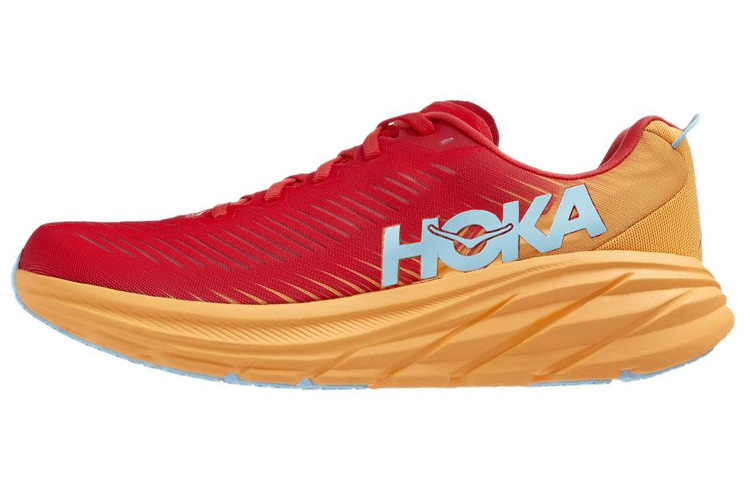 HOKA Rincon 3 2E Wide 'Fiesta Amber Yellow' 1121370-FAYW