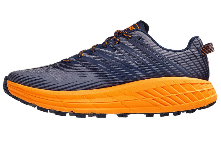 Buy HOKA ONE ONE Speedgoat 4 低幫 跑步鞋 男款 深藍橙