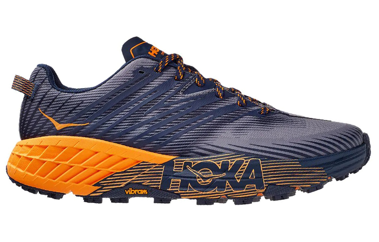 Order HOKA ONE ONE Speedgoat 4 低幫 跑步鞋 男款 深藍橙