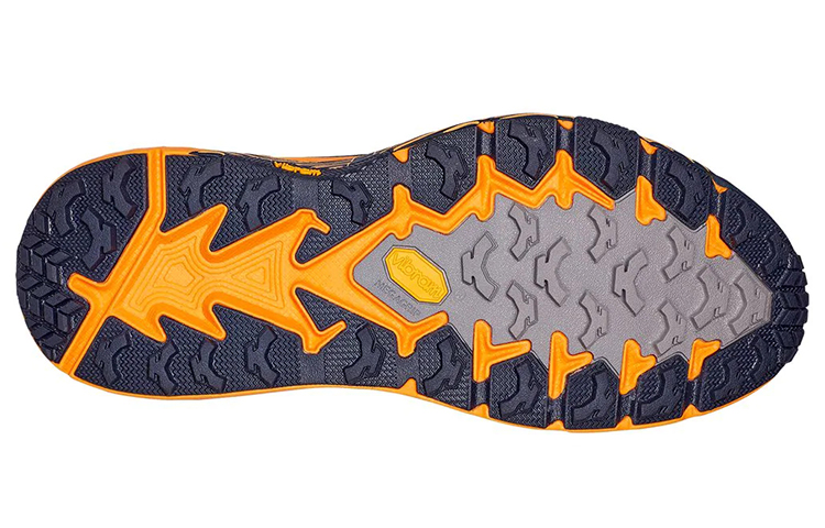 Shop HOKA ONE ONE Speedgoat 4 低幫 跑步鞋 男款 深藍橙