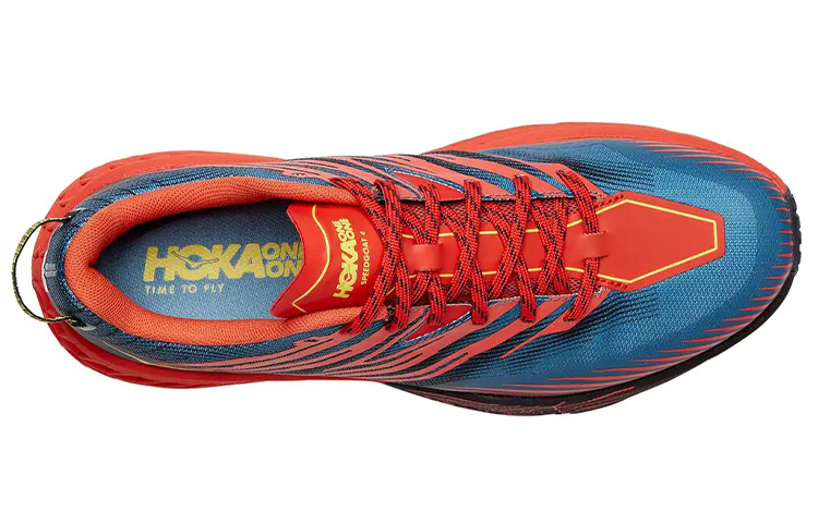 Lookbook HOKA ONE ONE Speedgoat 4 低筒跑步鞋 紅藍