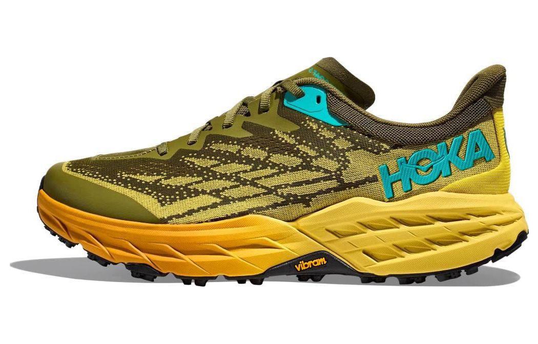 Buy HOKA Speedgoat 5 2E宽版 '海鹦嘴琥珀黄' 1123159-PBAY