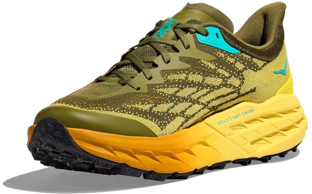 HOKA Speedgoat 5 2E Wide 'Puffin's Bill Kuning Amber' 1123159-PBAY Lookbook HOKA Speedgoat 5 2E Wide 'Puffin's Bill Kuning Amber' 1123159-PBAY