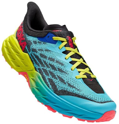 HOKA Speedgoat 5 'Scuba Blue Black' Lelaki/Wanita 1123157-SBBK Lookbook HOKA Speedgoat 5 'Scuba Blue Black' Lelaki/Wanita 1123157-SBBK
