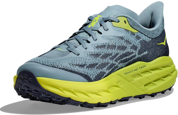HOKA Speedgoat 5 'Stone Blue Citron' 1123157-SBDCT Lookbook HOKA Speedgoat 5 'Stone Blue Citron' 1123157-SBDCT