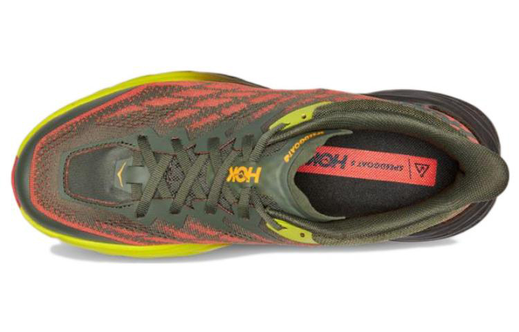 Lookbook HOKA Speedgoat 5 &#x27;Thyme Fiesta&#x27; Lelaki/Perempuan Kasut Lari 1123157-TFST