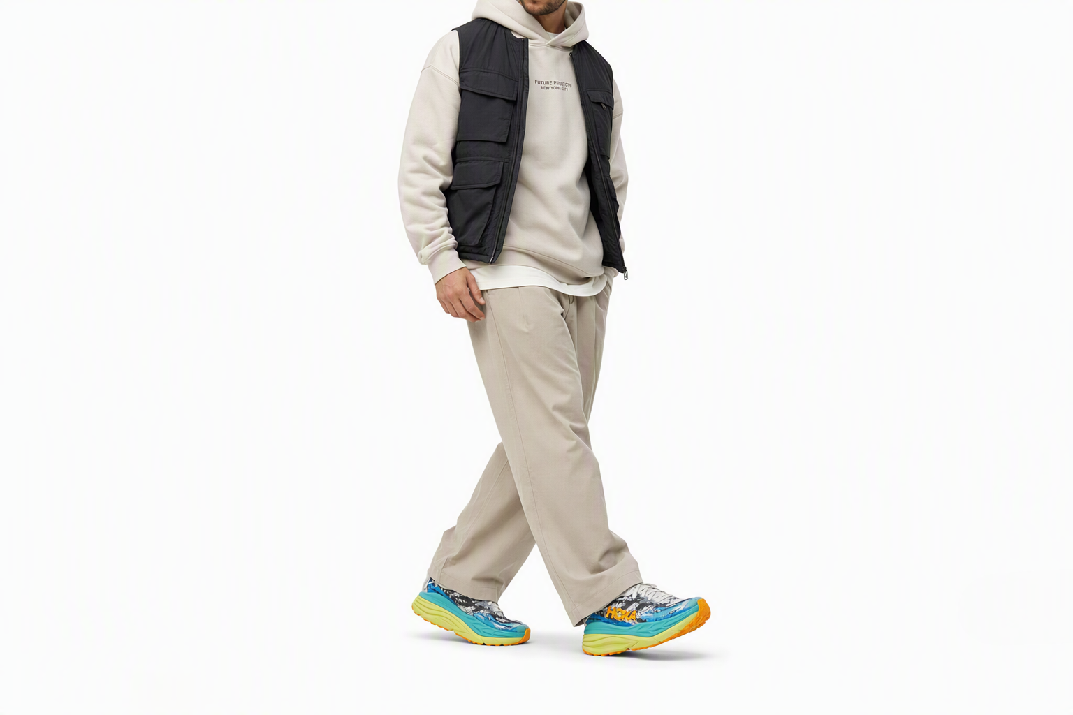 Order HOKA Stinson 7 '白色夜晚報春花' 1141530-WEPR