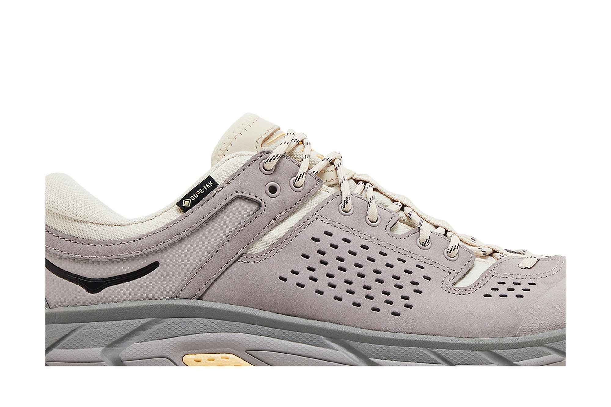 Order HOKA Tor Ultra Low GORE-TEX 'Oat Milk Opal' Sepatu Hiking Pria 1130310-OKP