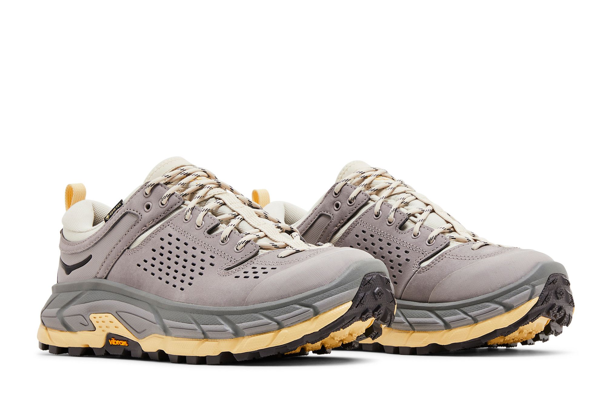 Cheap HOKA Tor Ultra Low GORE-TEX 'Oat Milk Opal' Sepatu Hiking Pria 1130310-OKP