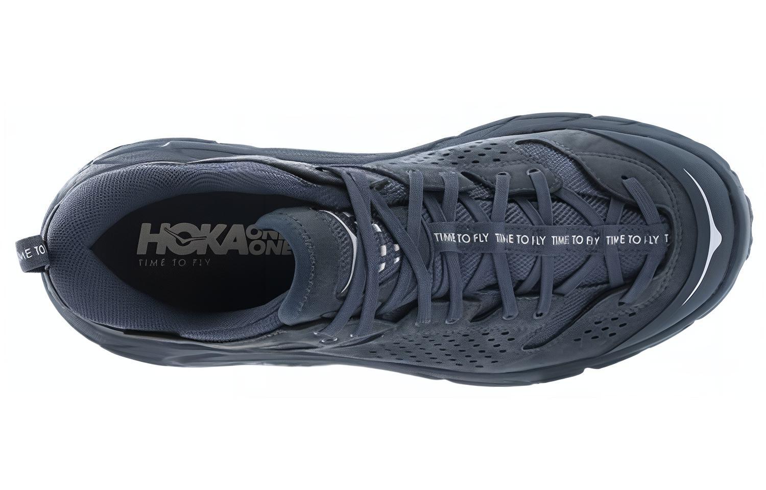 Lookbook HOKA Tor Ultra Low WP JP 'Dark Denim' Gelap Denim 1105689-DKDN