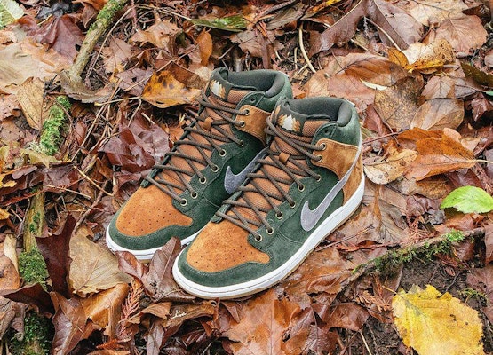 Homegrown x Nike SB Dunk High PRM 'Sequoia' 839693-302 Lookbook Homegrown x Nike SB Dunk High PRM 'Sequoia' 839693-302