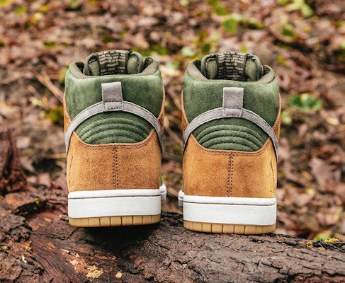 Homegrown x Nike SB Dunk High PRM 'Sequoia' 839693-302 1
