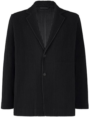 オムプリッセ イッセイミヤケ ブラック シングルブレスト プリーツブレザー. HP55JD401-15 Order オムプリッセ イッセイミヤケ ブラック シングルブレスト プリーツブレザー. HP55JD401-15