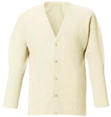 オムプリッセ イッセイミヤケ Vネック プリーツ 長袖 カーディガン セーター HP21JL145 Order オムプリッセ イッセイミヤケ Vネック プリーツ 長袖 カーディガン セーター HP21JL145