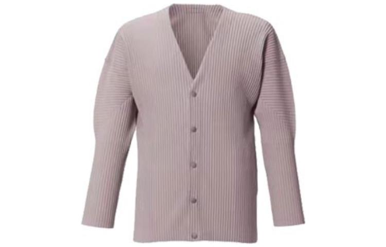 Purchase オムプリッセ イッセイミヤケ Vネック プリーツ 長袖 カーディガン セーター HP21JL145