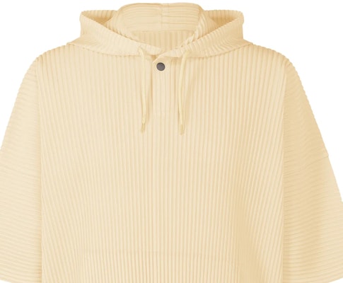 Homme Plissé Issey Miyake 香草白褶皱连帽衫 3/4袖 HP41JK127-03 Lookbook Homme Plissé Issey Miyake 香草白褶皱连帽衫 3/4袖 HP41JK127-03
