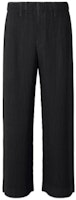 Homme Plissé Issey Miyake FW22 Black Pleated Relaxed Fit Pants for Men HP28JF159-15 Homme Plissé Issey Miyake FW22 Black Pleated Relaxed Fit Pants for Men HP28JF159-15